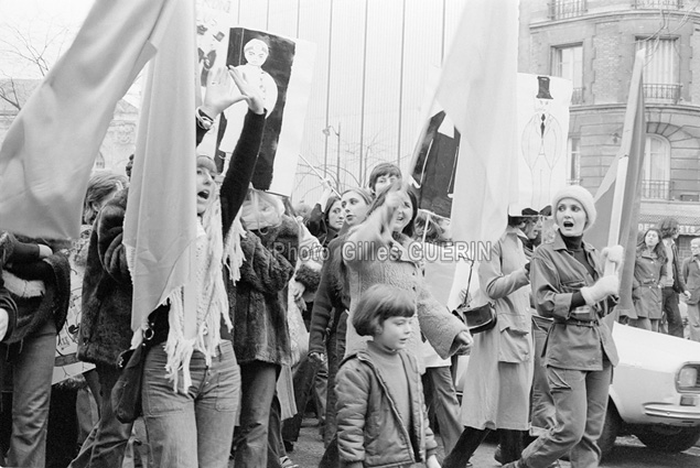 Manifestation du MLF  Paris - 25 novembre 1972