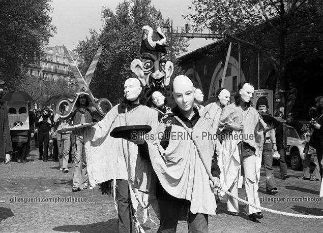 Manifestation des comdiens - 13 mai 1973