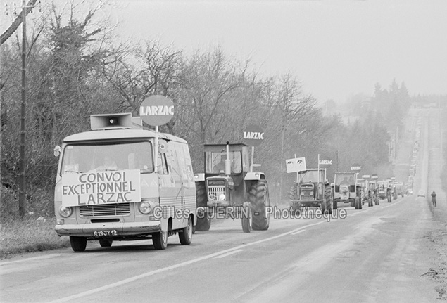 Marche des paysans du Larzac sur Paris - 1973