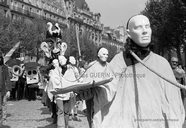 Manifestation des comdiens - 13 mai 1973