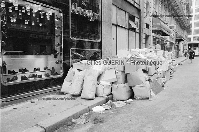 Grve des boueurs de Paris - octobre 1974