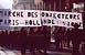 Depart de la marche des objecteur de conscience vers la Hollande - Paris janvier 1980 - 29w