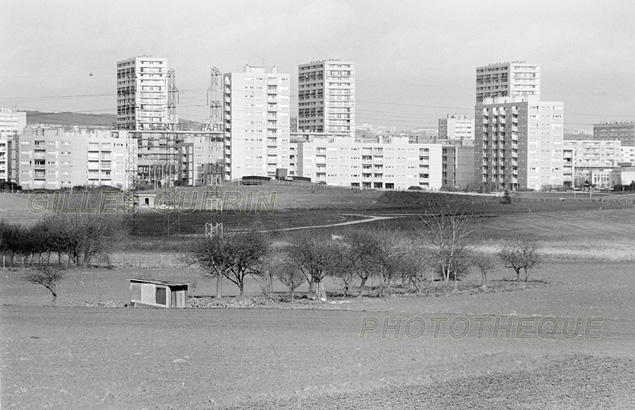 Cités de banlieue en Île-de-France - Jardin ouvrier - Massy Antony  - Janvier 1974