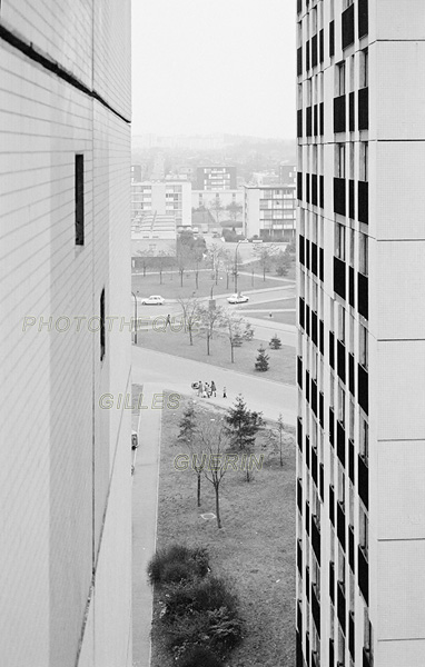 Cités de banlieue en Île-de-France - Vigneux sur Seine - Cité de la Croix Blanche - Décembre 1973