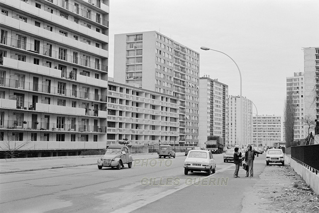Cités de banlieue en Île-de-France - Cité du Moulin Vert - Vitry sur Seine - Décembre 1973