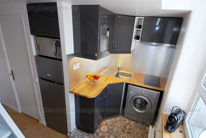 Duplex - Cuisine prise en vue plongeante