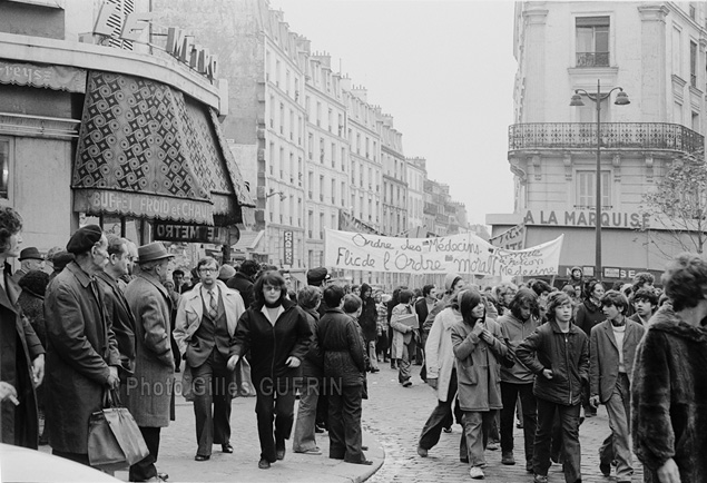 Manifestation du MLF à Paris de Belleville au Père Lachaise - 25 novembre 1972