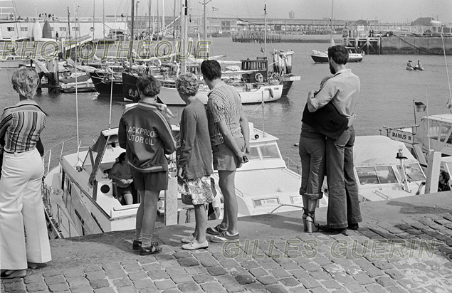 Vacances d'été en Belgique - Port d'Ostende - août 1976