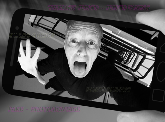 Photomontage - Fake - Selfie extrême