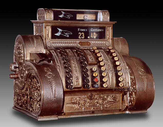 Antiquit - Ancienne caisse enregistreuse mcanique