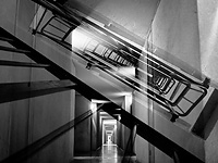 Couloir et escalier - jeux de perspectives